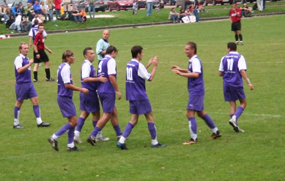 Erleichterung nach dem 2:0