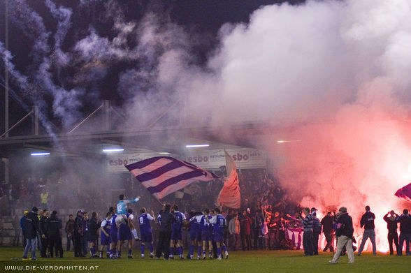 Endstand 2:0 nach einem genialen Fussballabend