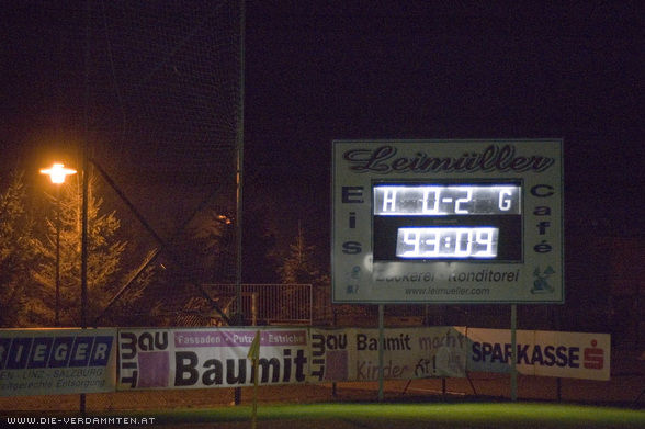 Seltener Luxus: Eine Anzeigetafel