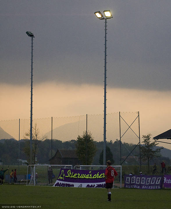 Stadionlicht im Einsatz