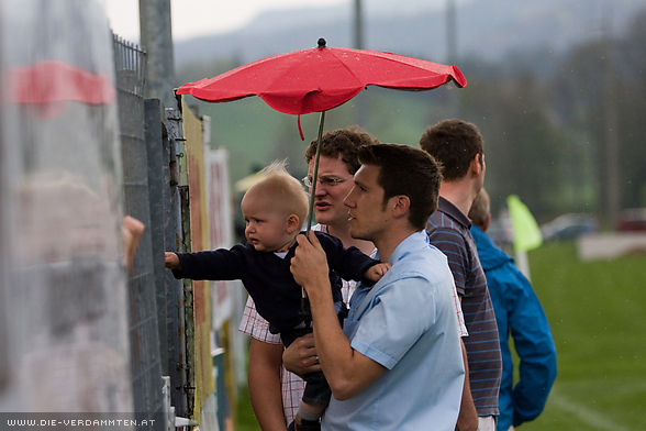 Regenschauer setzen ein