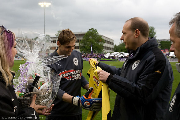 Ehrung zum 100. Bewerbspiel von Alex Trappl