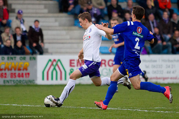 Lukas W�hrer erzielt in der Schlussphase sein erstes Meisterschaftstor
