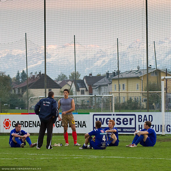 Hard-Spieler nach dem Match