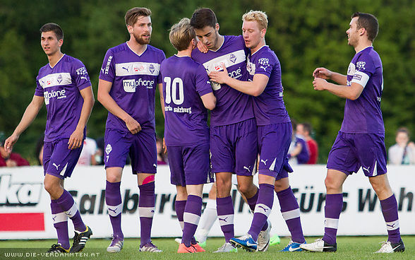 Fabio Strauss trifft kurz vor der Pause zum 2:0